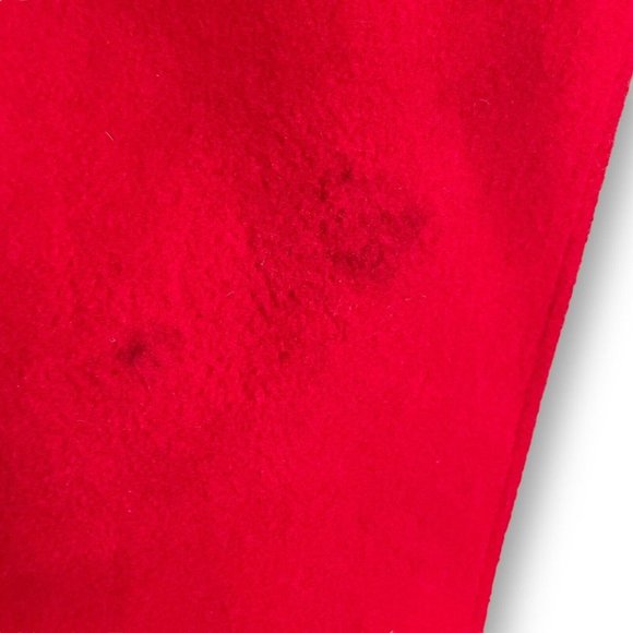 Coloratura Vintage Womens Cape O/S Red Wool Hooded Forestgore Cottagecore Goth - Picture 8 of 9